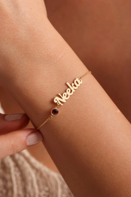 İsimli Taşlı Bileklik